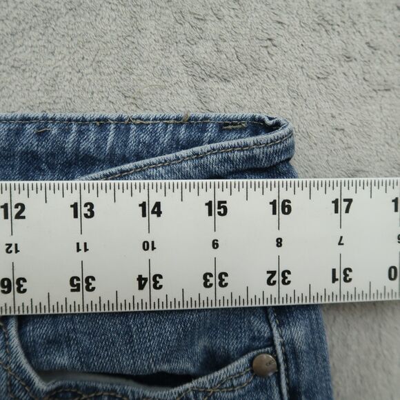 VIGOSS Jeans Junior's Size 13 Blue Mid-Rise Bootcut Denim Pants 29.5" Inseam - Picture 4 of 16